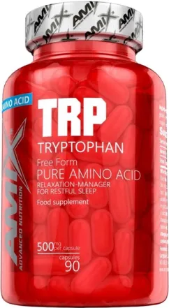 Витамины Amix L-Tryptophan 1000 мг 90 капс (8594159536555)