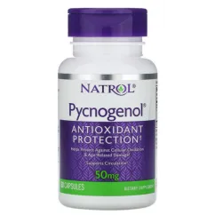 Натуральна добавка Natrol Pycnogenol 50mg 60 капс (47469005139)