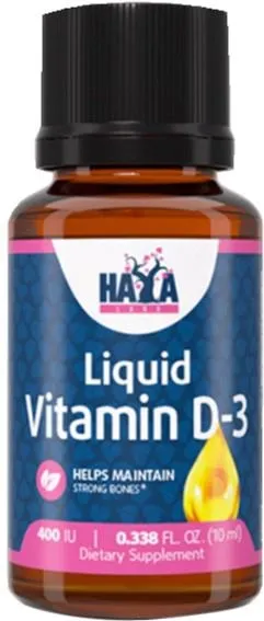 Вітаміни Haya Labs Liquid Vitamin D-3 400 IU 10 мл (858047007601)