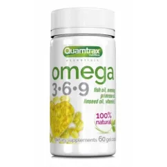 Витамины Quamtrax Omega 3-6-9 500 мг60 софт гель (8436046973053)