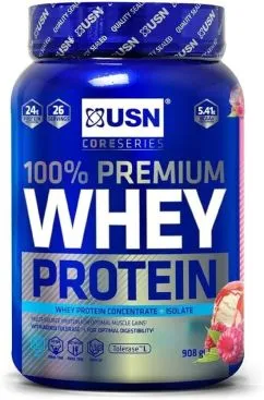 Протеин USN Whey Protein Premium 908 г strawberry cream (05500-03)