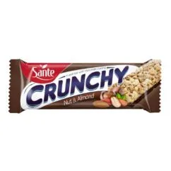 Батончик GO ON Nutrition Crunchy bar 40 г Горіхи і мигдаль з шоколадом 1/25 (5900617015716)