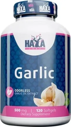 Натуральная добавка Haya Labs Odorless Garlic 500 мг 120 софт гель (858047007335)