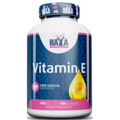 Витамины Haya Labs Vitamin E 400 IU 100 софт гель (853809007486)