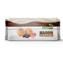 Маффіни Power Pro без цукру 70 г з кремово-шоколадною начинкою (4820231510699)