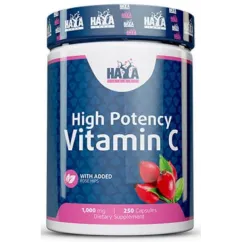Вітаміни Haya Labs High Potency Vitamin C 1000mg with rose hips 250 капс (853809007479)