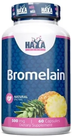 Пробіотик Haya Labs Bromelain 500 мг - 60 таб (854822007644)