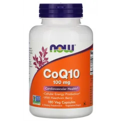 Вітаміни Now Foods CoQ10 100 мг 180 веган капс (733739032133)