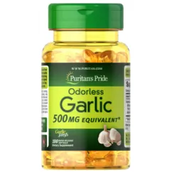 Натуральная добавка Puritan's Pride Odorless Garlic 500 мг-100 софт гель (74312154911)