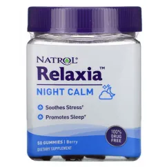 Натуральна добавка Natrol Relaxia Night Calm 50 марм (47469076849)