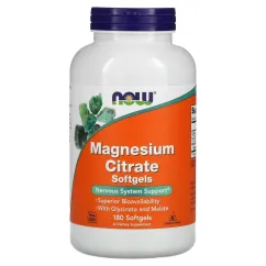 Мінерали Now Foods Magnesium 134 мг 180 софт гель (733739012982)
