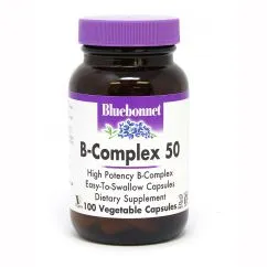 Витамины и минералы Bluebonnet B-Complex 50 100 вегакапсул (CN5070)