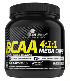 Аминокислота BCAA Olimp BCAA 4:1:1 Mega Caps 300 капсул (5901330062605)