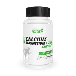 Вітаміни та мінерали Healthy by MST Calcium Magnesium + Zinc Chelate 100 таблеток (CN8257)