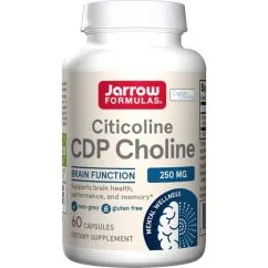 Натуральна добавка Jarrow Formulas Citicoline CDP Choline 60 капсул (790011200123)