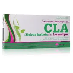Жироспалювач Olimp CLA with Green Tea plus L-Carnitine, 60 капсул (CN274)