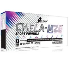 Вітаміни та мінерали Olimp Chela MZB Sport Formula 60 капсул (5901330004209)