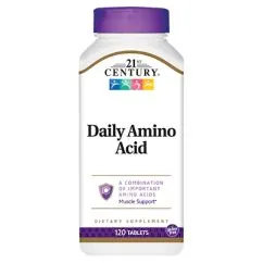 Амінокислота 21st Century Daily Amino Acid 120 таблеток (740985225578)