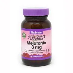Натуральна добавка Bluebonnet Earth Sweet Chewables Melatonin 3 mg 120 жувальних таблеток (CN5111)