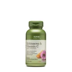 Натуральна добавка GNC Herbal Plus Echinacea & Vitamin C 60 капсул (CN6764)