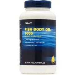 Жирні кислоти GNC Fish Body Oils 1000 180 капсул (CN1146)
