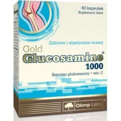 Препарат для суставов и связок Olimp Gold Glucosamine 1000 60 капсул (5901330010927)