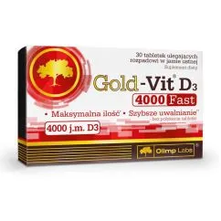 Вітаміни та мінерали Olimp Gold-Vit D3 4000 Fast 30 таблеток (5901330078446)