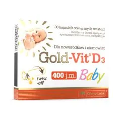 Витамины и минералы Olimp Gold-Vit D3 Baby 30 капсул СРОК 02.24 (CN14563)