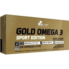 Жирные кислоты Olimp Gold Omega 3 Sport Edition 120 капсул (0723120187740)