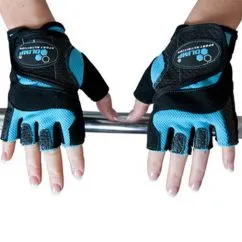 Перчатки для фитнеса Olimp Hardcore Fitness Star Blue M (CN2071-3)