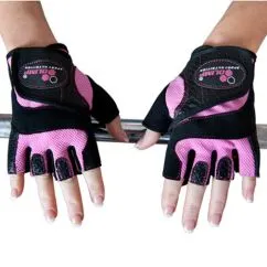 Перчатки для фитнеса Olimp Hardcore Fitness Star Pink M (CN367-3)