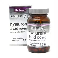 Препарат для суглобів та зв'язок Bluebonnet Hyaluronic Acid 100 mg 90 капсул - Beautiful Ally (305251226323)