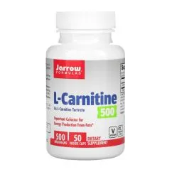 Жиросжигатель Jarrow Formulas L-Carnitine 500 mg, 50 вегакапсул (790011020011)