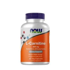Жироспалювач Now Foods L-Carnitine 500 mg, 60 вегакапсул (733739000729)