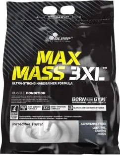 Гейнер Olimp MAX Mass 3XL 6 кг Полуниця (5901330045288)