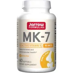 Витамины и минералы Jarrow Formulas MK-7 90 мкг 60 капсул (0301653913403)