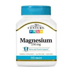 Вітаміни та мінерали 21st Century Magnesium 250 мг 110 таблеток (0740985227138)