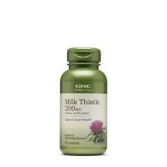 Натуральная добавка GNC Herbal Plus Milk Thistle 200 mg 100 капсул (0048107128739)