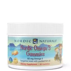 Жирні кислоти Nordic Naturals Nordic Omega-3 Gummies 60 желейок Мандарин (CN6907)