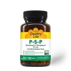 Вітаміни та мінерали Country Life P-5-P 100 таблеток (0301653906467)