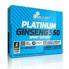 Натуральна добавка Olimp Platinum Ginseng 60 капсул - Sport Edition (5901330054877)