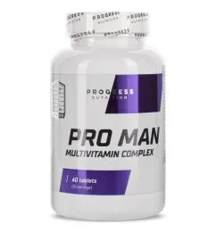 Вітаміни та мінерали Progress Nutrition Pro Man 60 таблеток (5999076235933 )