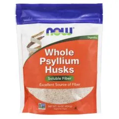 Натуральная добавка Now Foods Whole Psyllium Husks 454 грамм (733739059819)