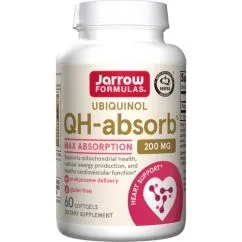 Натуральная добавка Jarrow Formulas Ubiquinol QH-Absorb 200 mg 60 капсул (790011060260)