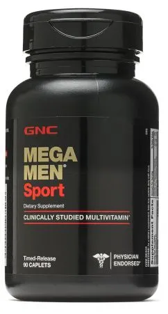 Витамины и минералы GNC Mega Men Sport 90 каплет (0048107154905)