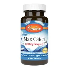Жирные кислоты Carlson Labs Teen's Max Catch Minis 60 капсул (CN11490)