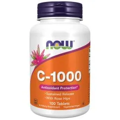 Вітаміни та мінерали Now Foods Vitamin C-1000 100 таблеток (CN6707)