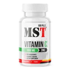 Витамины и минералы MST Vitamin C + Zinc 100 таблеток (CN7180)