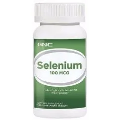 Вітаміни GNC SELENIUM 100 мг 100 veg caps (48107176891)