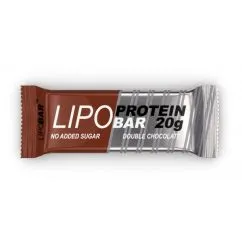 Батончик Lipo Bar Lipo Bar 1/20 50 г Подвійний шоколад (4820270480014)
